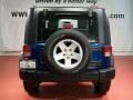 2009 Deep Water Blue Pearl Coat Jeep Wrangler X 4x4  photo #6
