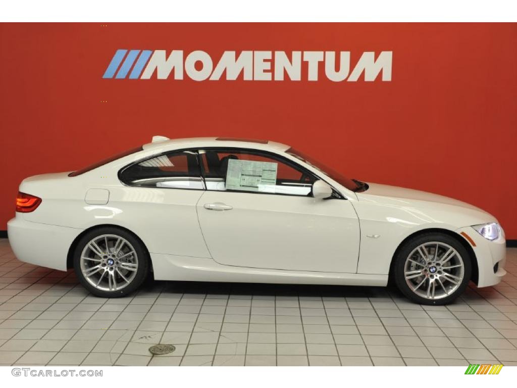2011 3 Series 335i Coupe - Alpine White / Black photo #4