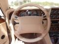 2002 Bentley Azure Oatmeal Interior Steering Wheel Photo