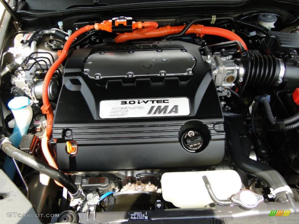 2007 Honda Accord Hybrid Sedan 3.0 Liter SOHC 24-Valve i-VTEC V6 IMA Gasoline/Electric Hybrid Engine Photo #48771759