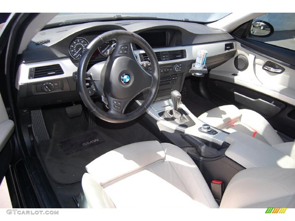 2008 3 Series 328i Coupe - Sparkling Graphite Metallic / Oyster photo #4