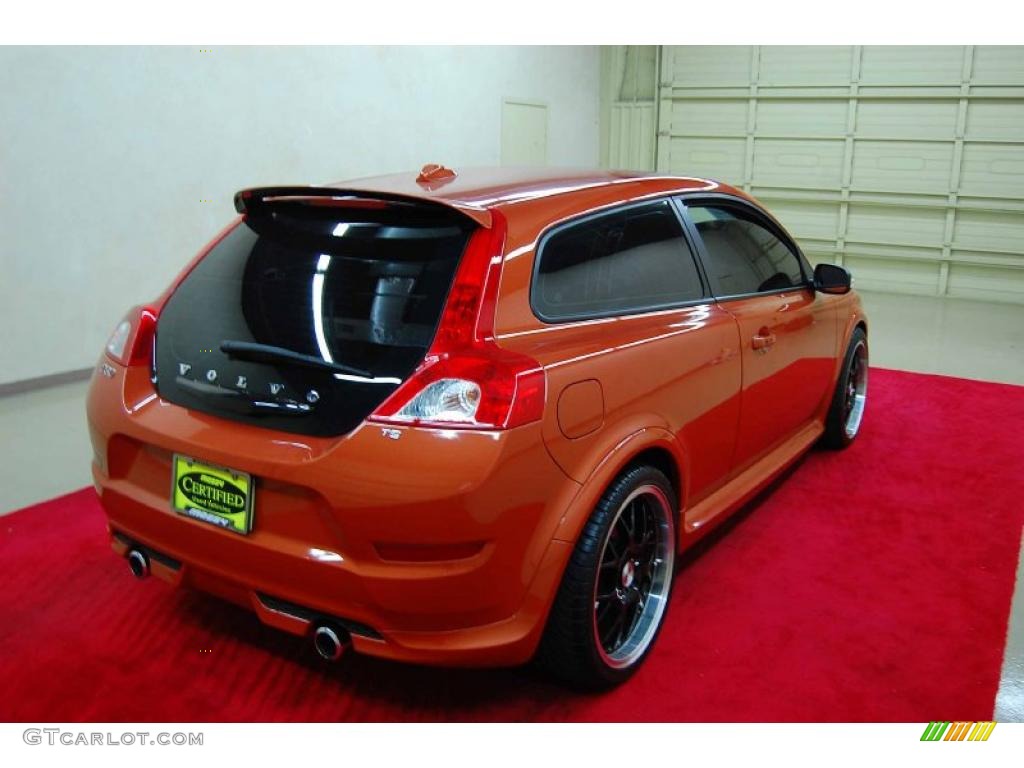 2011 C30 T5 - Orange Flame Metallic / Off Black T-Tec photo #6
