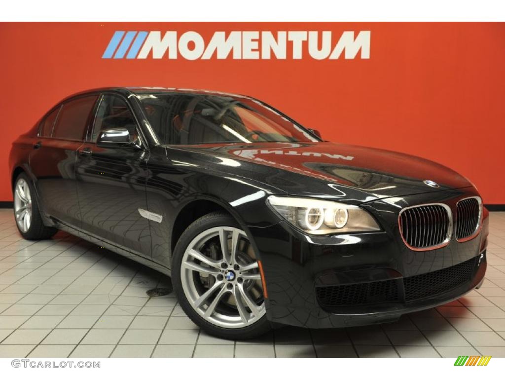 2012 7 Series 750Li Sedan - Black Sapphire Metallic / Black photo #1