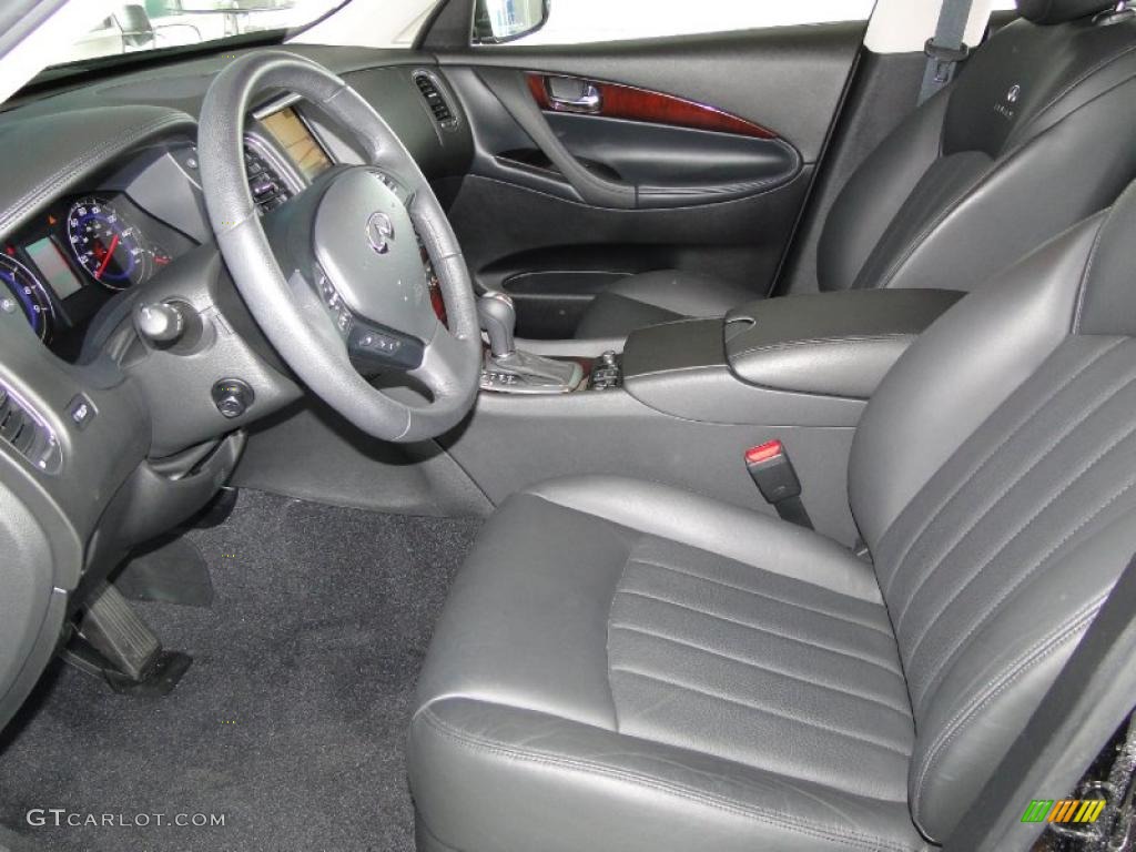 Graphite Interior 2010 Infiniti EX 35 Photo #48773850