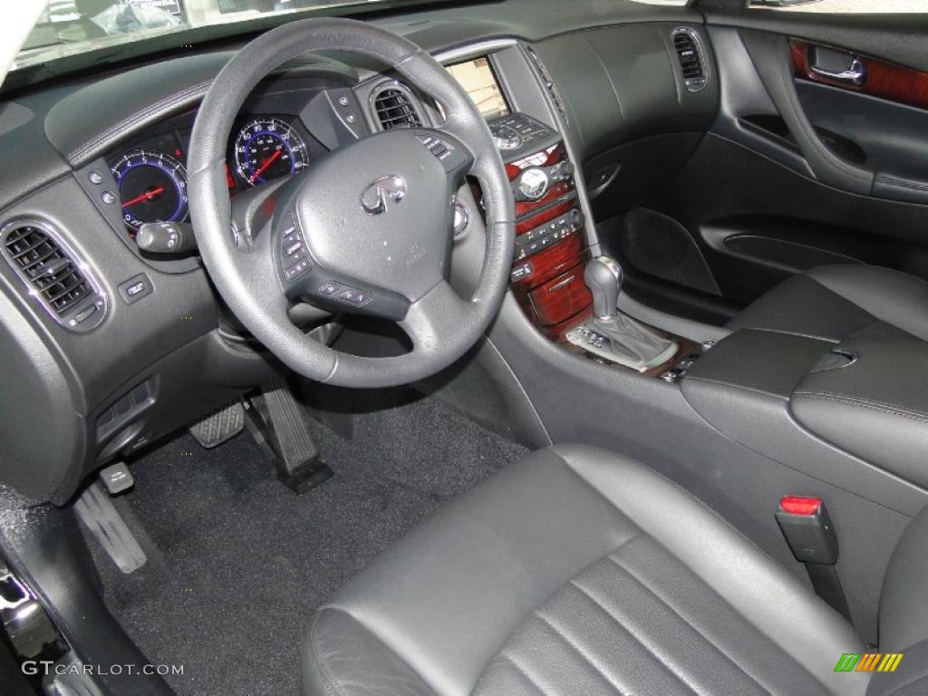 Graphite Interior 2010 Infiniti EX 35 Photo #48773865