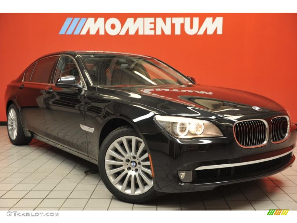 2012 7 Series 750Li Sedan - Black Sapphire Metallic / Black photo #1