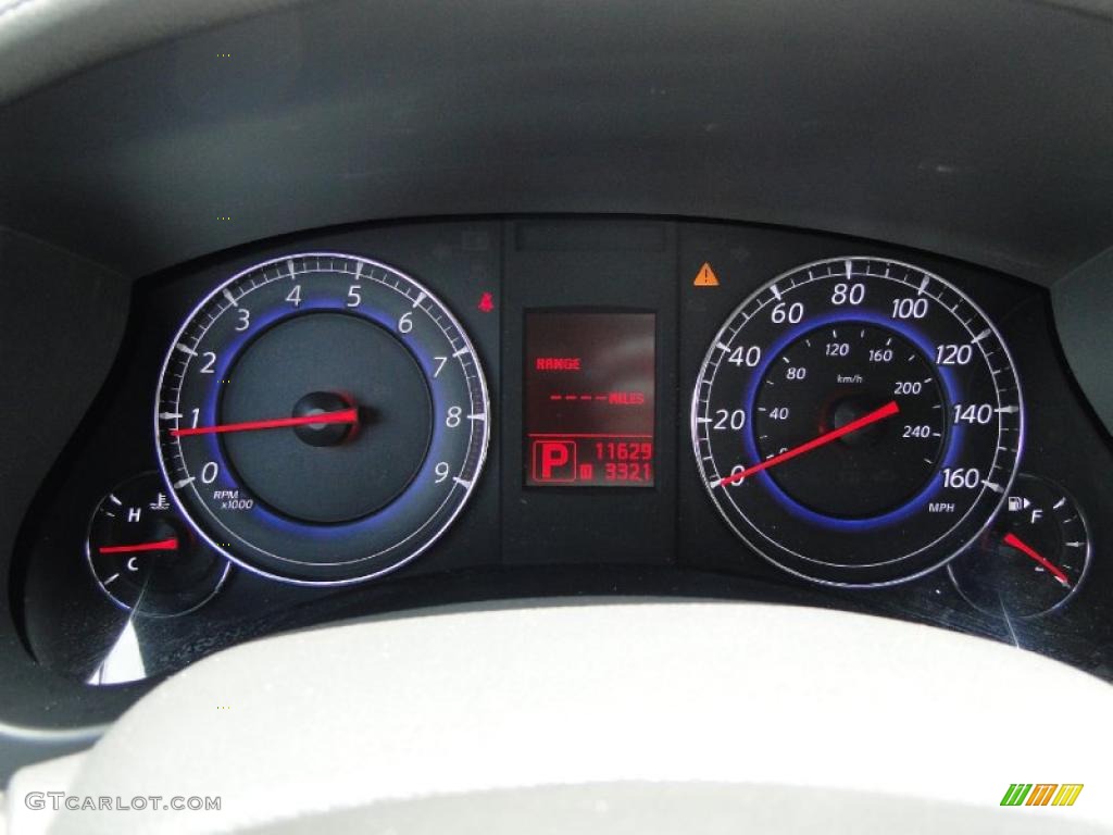 2010 Infiniti EX 35 Gauges Photo #48773940