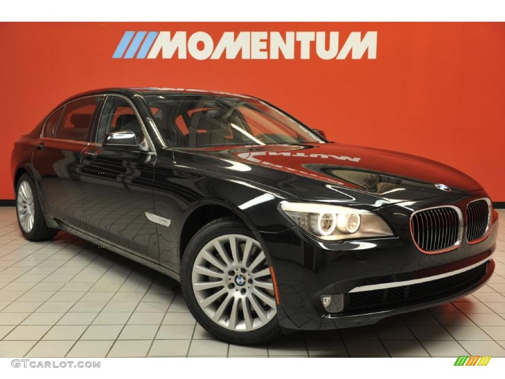2012 7 Series 750Li Sedan - Black Sapphire Metallic / Black photo #1