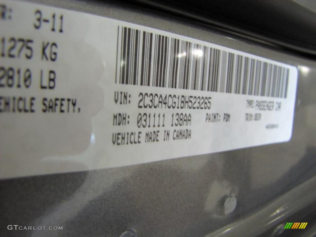 2011 300 Color Code PDM for Tungsten Metallic Photo #48774507