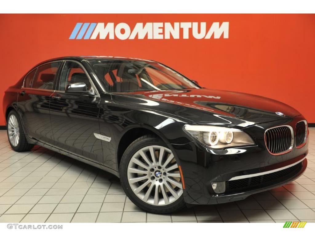 2012 7 Series 750Li Sedan - Black Sapphire Metallic / Black photo #1