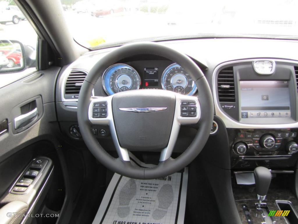2011 Chrysler 300 Limited Black Dashboard Photo #48774675