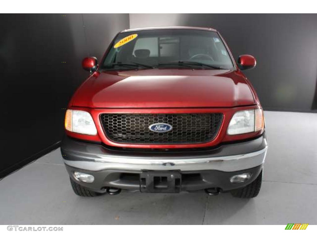 2002 F150 FX4 SuperCab 4x4 - Toreador Red Metallic / Medium Graphite photo #1