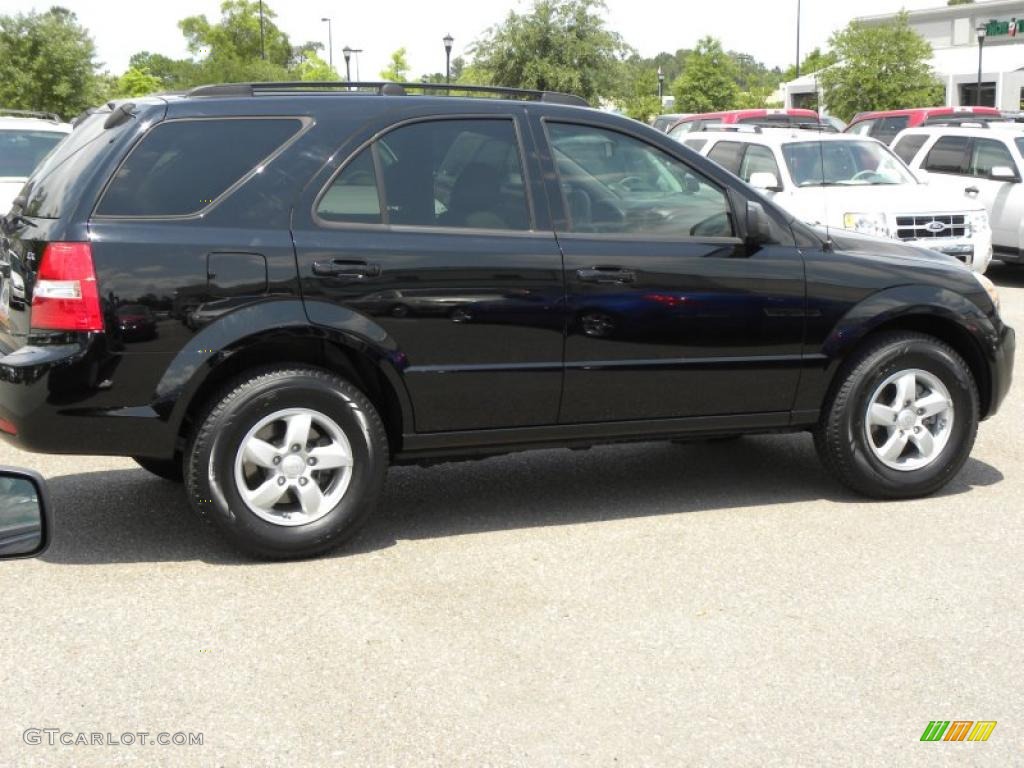 2009 Sorento LX - Ebony Black / Gray photo #12