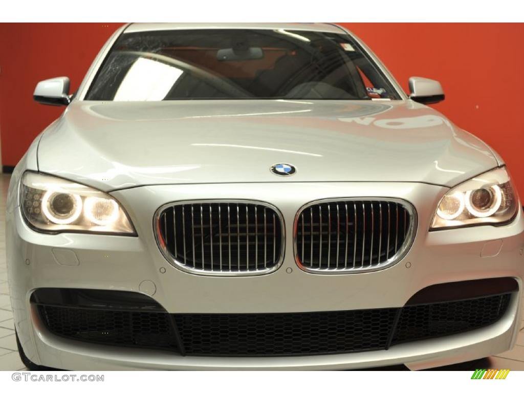 2012 7 Series 750i Sedan - Titanium Silver Metallic / Black photo #2