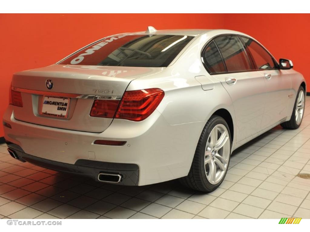 2012 7 Series 750i Sedan - Titanium Silver Metallic / Black photo #3