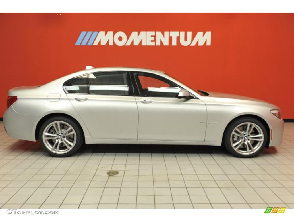 2012 7 Series 750i Sedan - Titanium Silver Metallic / Black photo #4