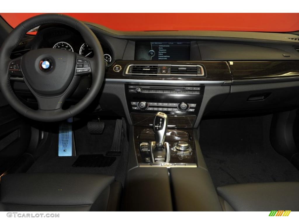 2012 BMW 7 Series 750i Sedan Black Dashboard Photo #48775584