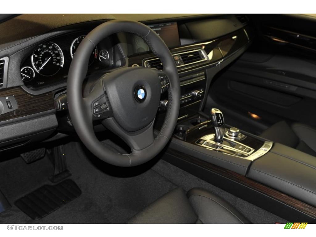 2012 7 Series 750i Sedan - Titanium Silver Metallic / Black photo #17