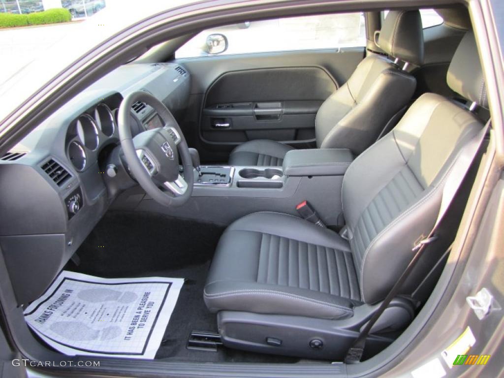 2011 Challenger R/T Plus - Tungsten Metallic / Dark Slate Gray photo #8