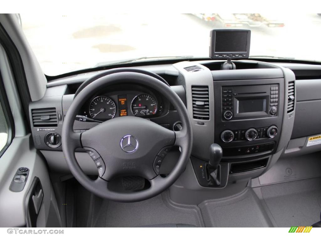 2011 Mercedes-Benz Sprinter 2500 High Roof Passenger Van Black Dashboard Photo #48776034