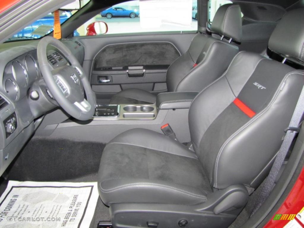 Dark Slate Gray Interior 2011 Dodge Challenger SRT8 392 Photo #48776055