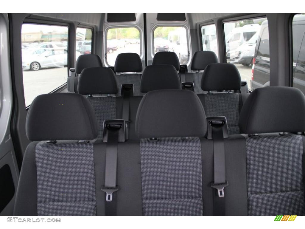 Black Interior 2011 Mercedes-Benz Sprinter 2500 High Roof Passenger Van Photo #48776328