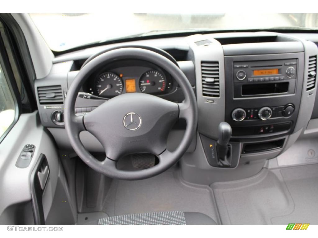 2011 Mercedes-Benz Sprinter 2500 Cargo Van Black Dashboard Photo #48776469