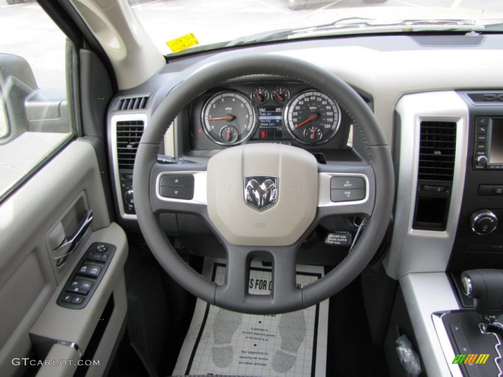 2011 Ram 1500 Big Horn Crew Cab - White Gold / Dark Slate Gray/Medium Graystone photo #12