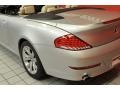 2008 Mineral Silver Metallic BMW 6 Series 650i Convertible  photo #23