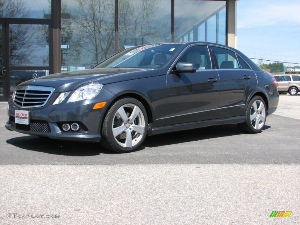 2010 E 350 4Matic Sedan - Steel Grey Metallic / Ash Gray photo #1