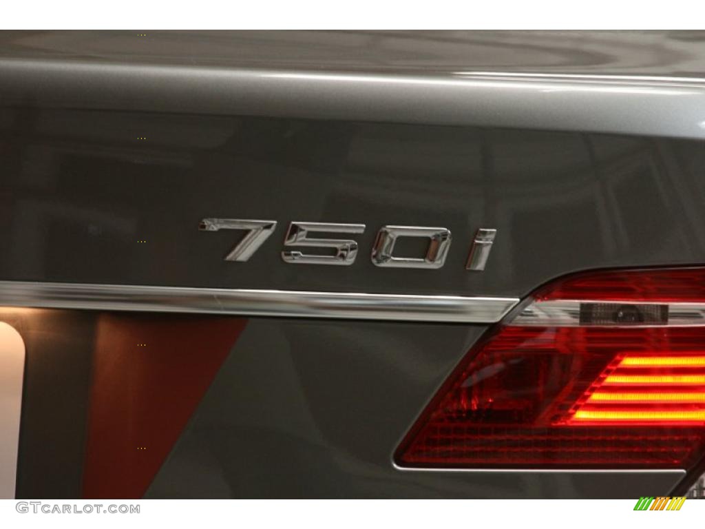2008 7 Series 750i Sedan - Titanium Grey Metallic / Black photo #15