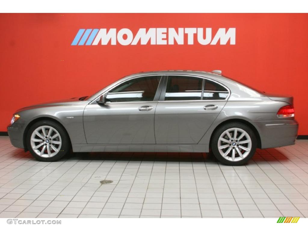 2008 7 Series 750i Sedan - Titanium Grey Metallic / Black photo #17