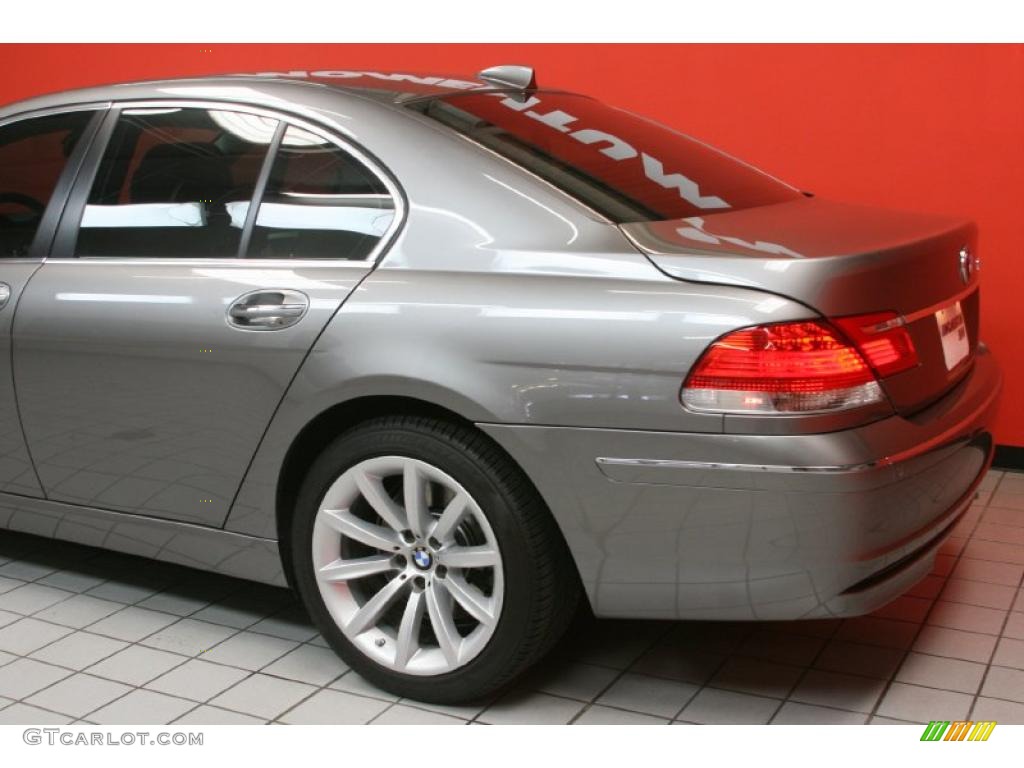 2008 7 Series 750i Sedan - Titanium Grey Metallic / Black photo #18