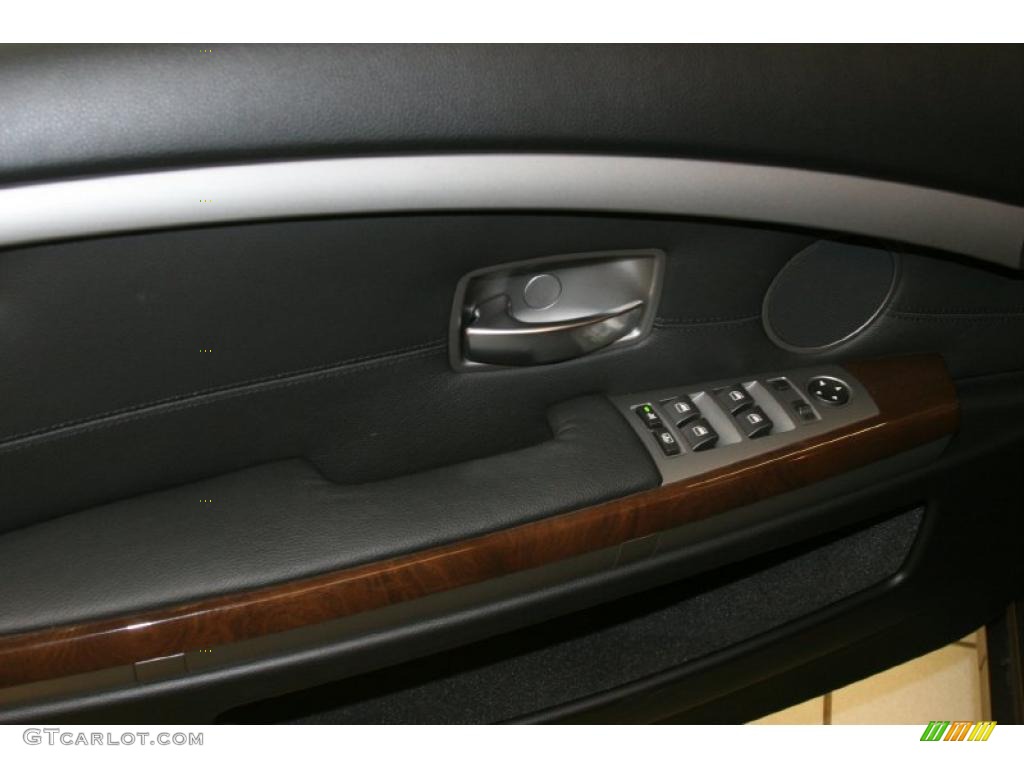 2008 7 Series 750i Sedan - Titanium Grey Metallic / Black photo #23