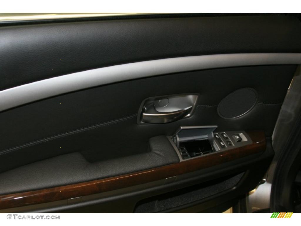 2008 7 Series 750i Sedan - Titanium Grey Metallic / Black photo #25
