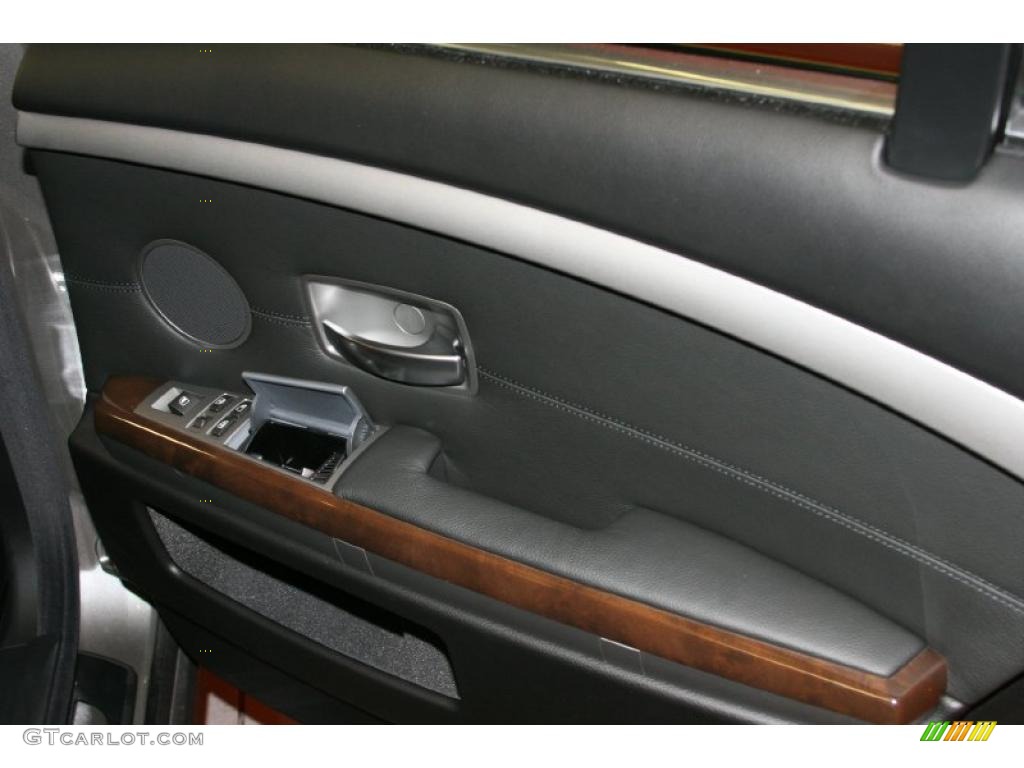 2008 7 Series 750i Sedan - Titanium Grey Metallic / Black photo #31