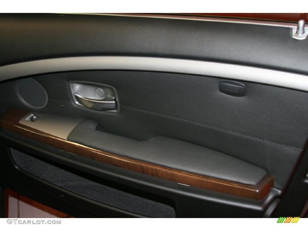 2008 7 Series 750i Sedan - Titanium Grey Metallic / Black photo #34