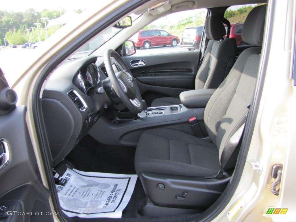 Black Interior 2011 Dodge Durango Crew Photo #48778737