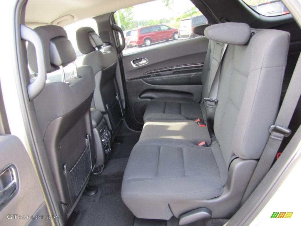 Black Interior 2011 Dodge Durango Crew Photo #48778750