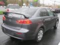 2009 Graphite Gray Pearl Mitsubishi Lancer DE  photo #2