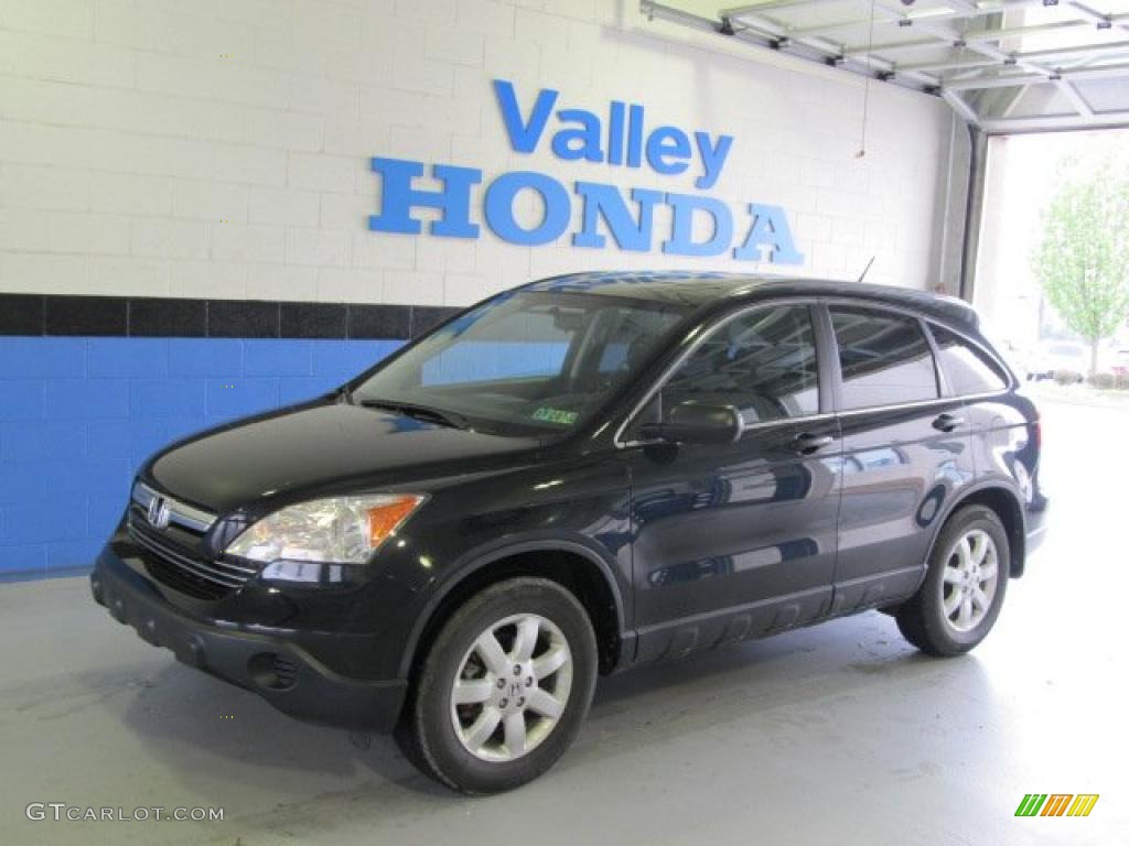 2008 CR-V EX 4WD - Nighthawk Black Pearl / Black photo #1