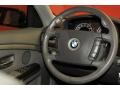 Basalt Grey/Flannel Grey 2004 BMW 7 Series 745i Sedan Steering Wheel