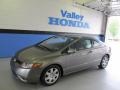 2006 Galaxy Gray Metallic Honda Civic LX Coupe  photo #1