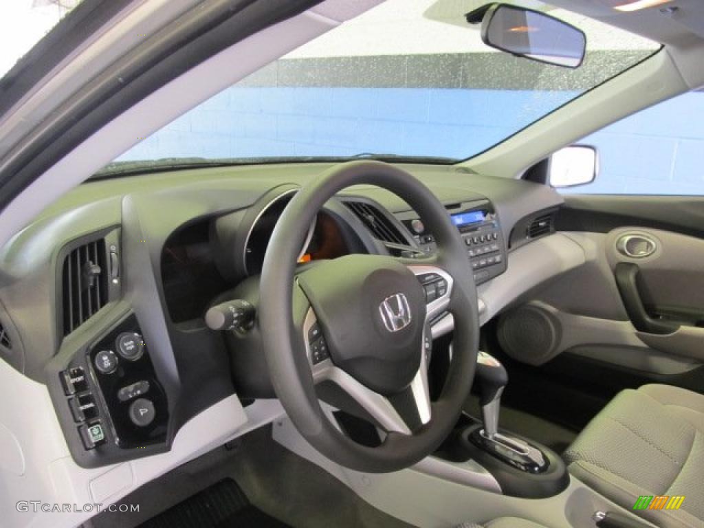 Gray Fabric Interior 2011 Honda CR-Z Sport Hybrid Photo #48782356