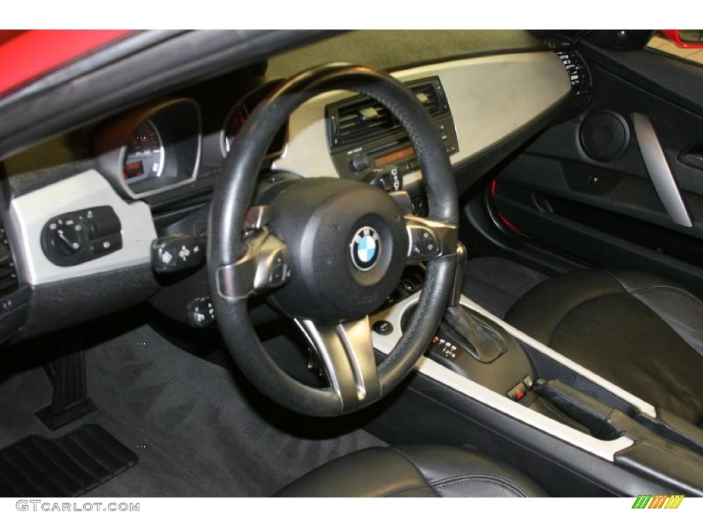 2006 Z4 3.0i Roadster - Bright Red / Black photo #8
