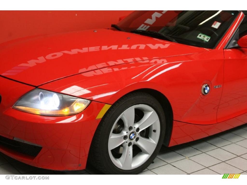 2006 Z4 3.0i Roadster - Bright Red / Black photo #16