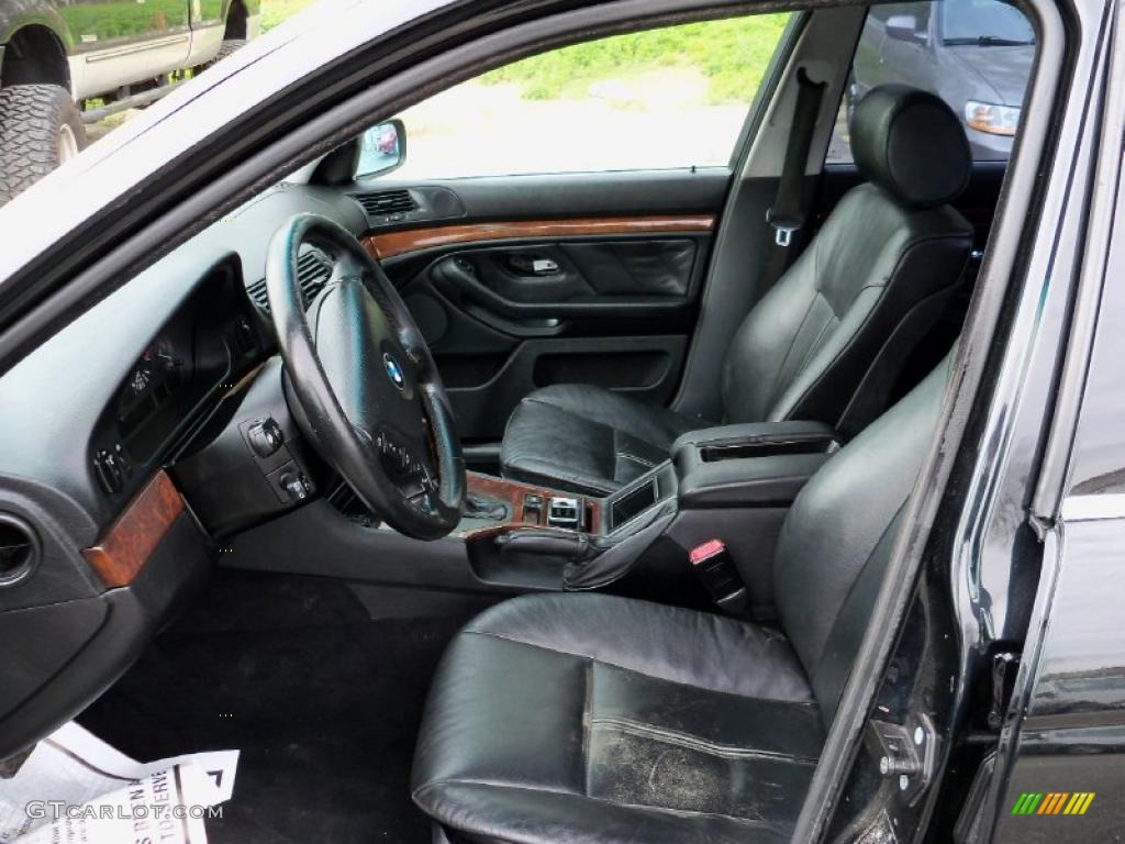 Black Interior 2002 BMW 5 Series 540i Sedan Photo #48785308