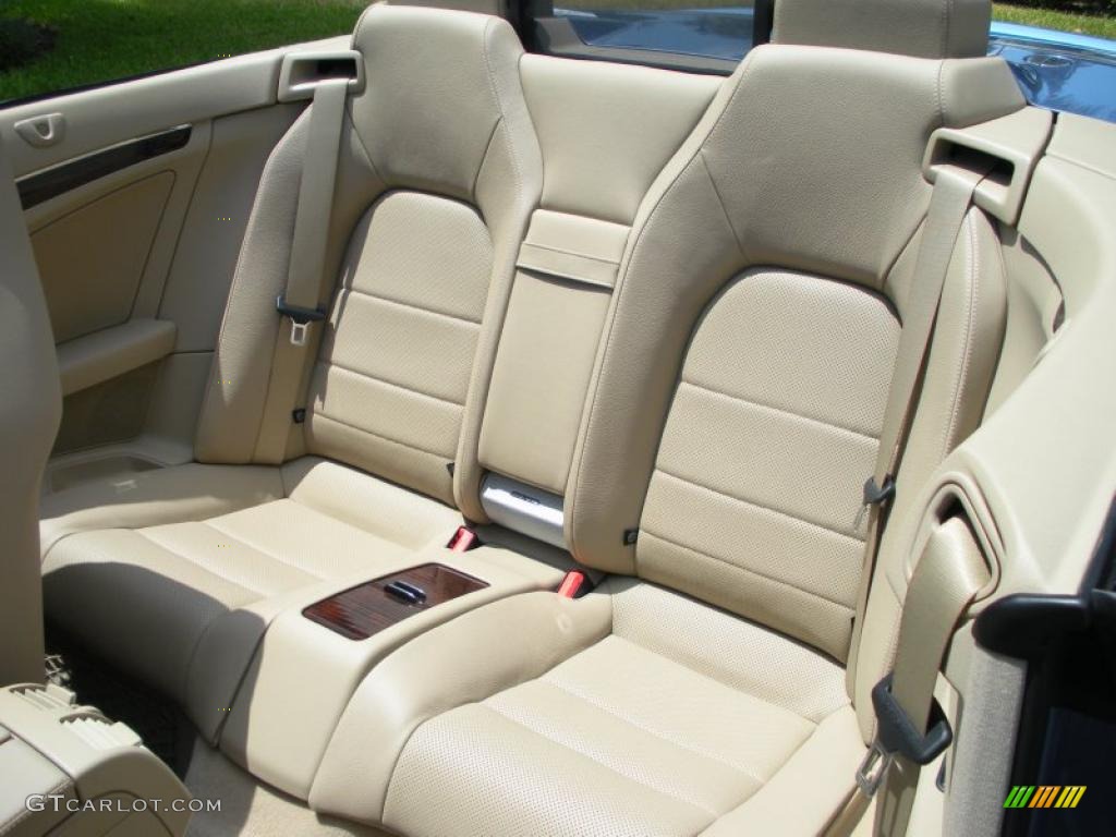 Almond/Mocha Interior 2011 Mercedes-Benz E 350 Cabriolet Photo #48785818