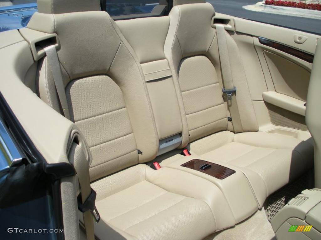 Almond/Mocha Interior 2011 Mercedes-Benz E 350 Cabriolet Photo #48785872