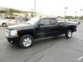 2007 Black Chevrolet Silverado 1500 LT Extended Cab 4x4  photo #3